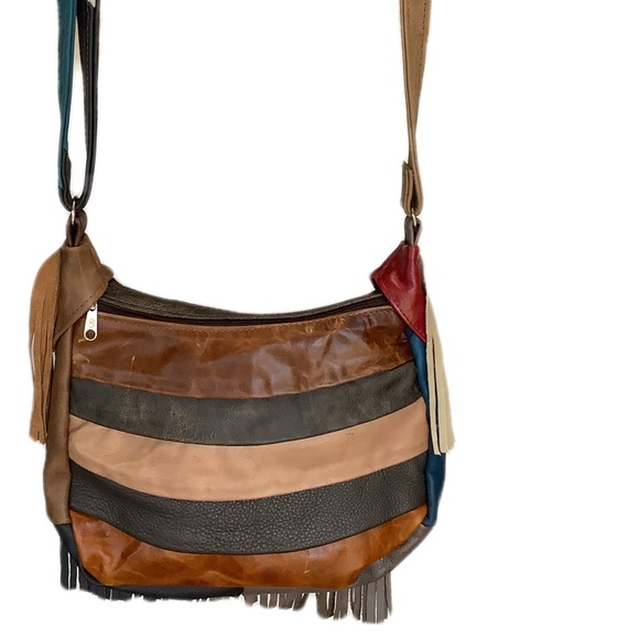 XXSOLDXX Leather fringe boho Boho shoulder|boho fringed crossbody - Picture 3 of 11